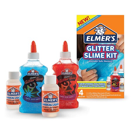 Elmers Low Strength Glitter Glue 4 pc 2062240